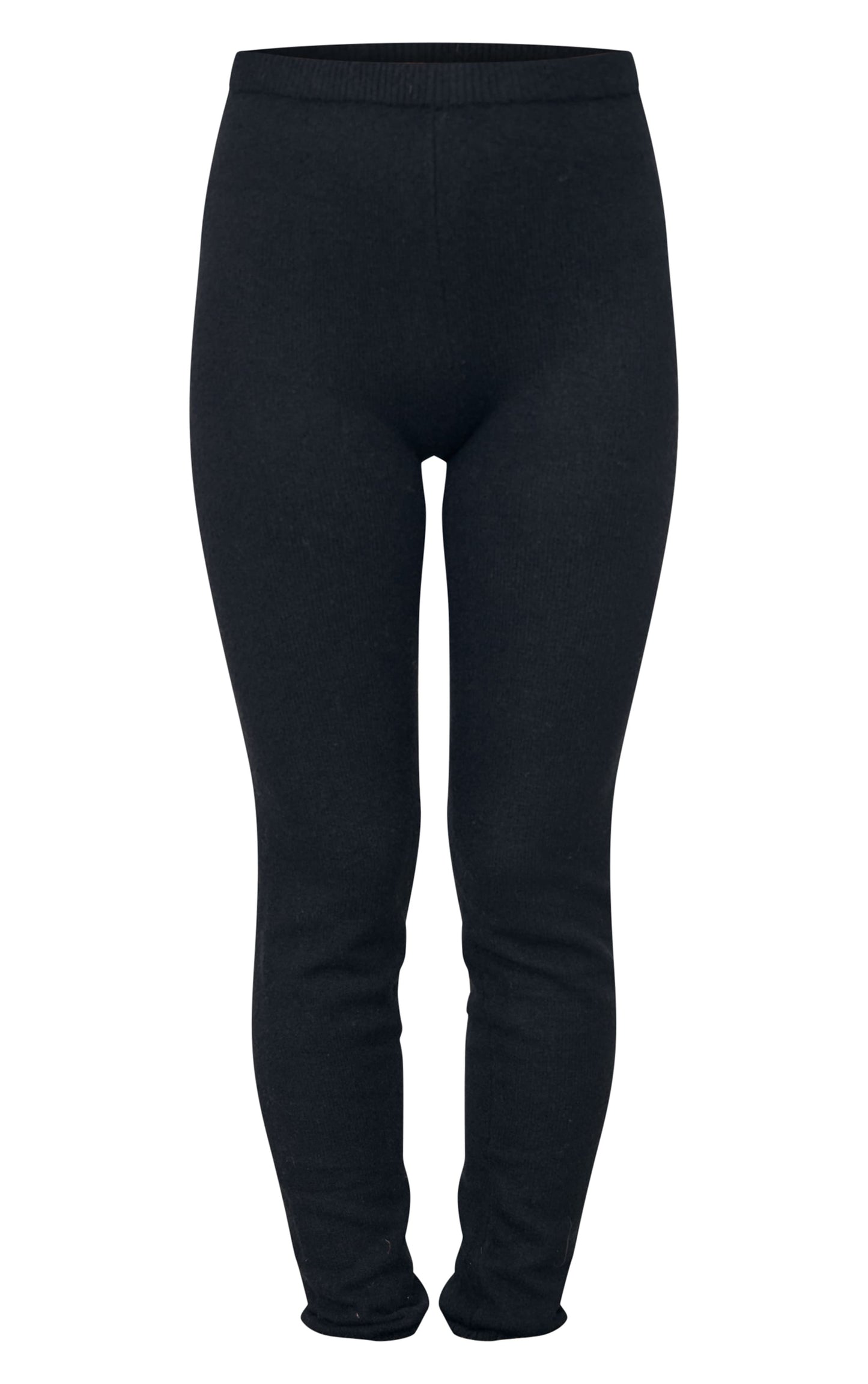 Charcoal Basic Knit Leggings