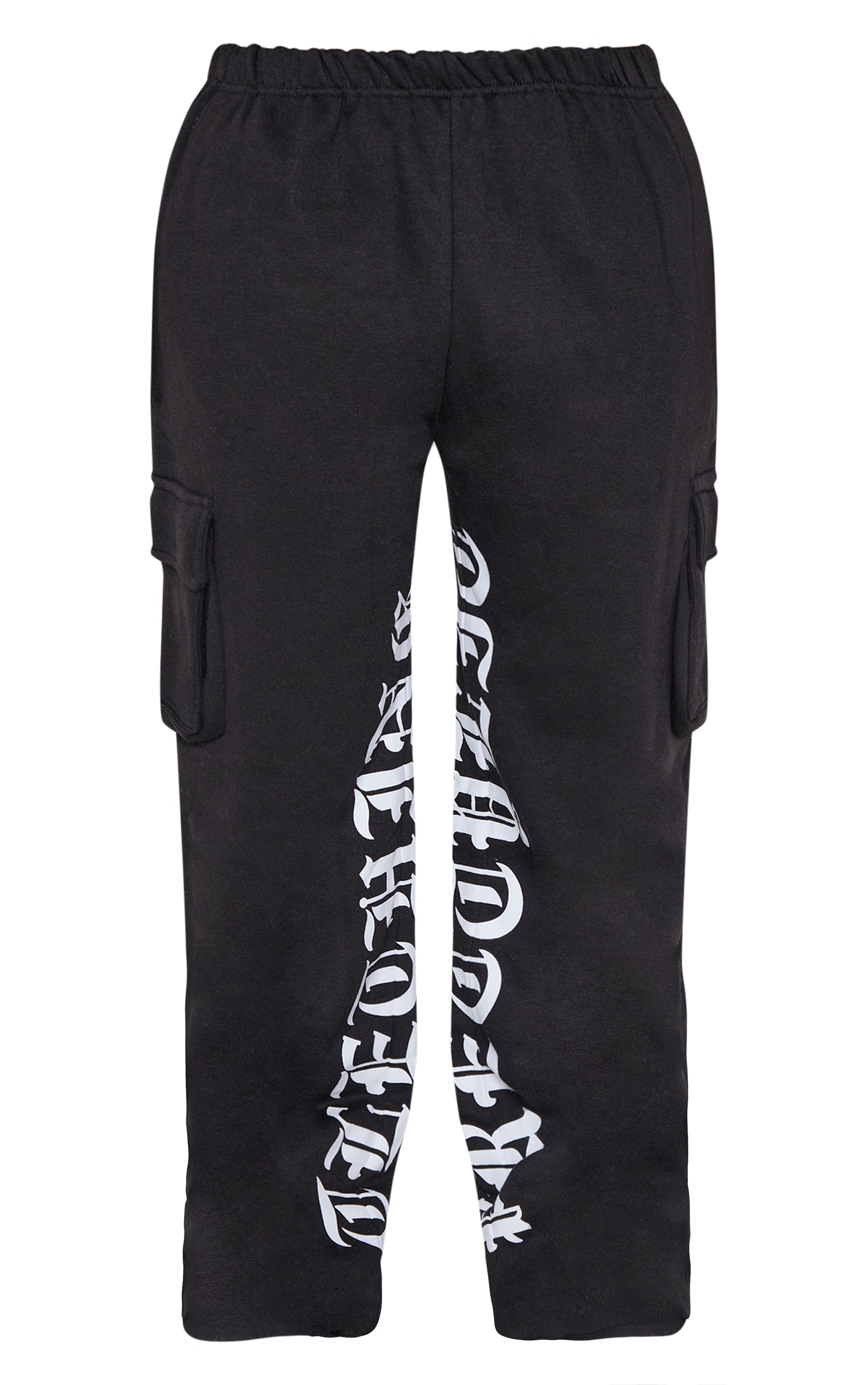 Shape Black Pocket Inside Leg Detail Joggers