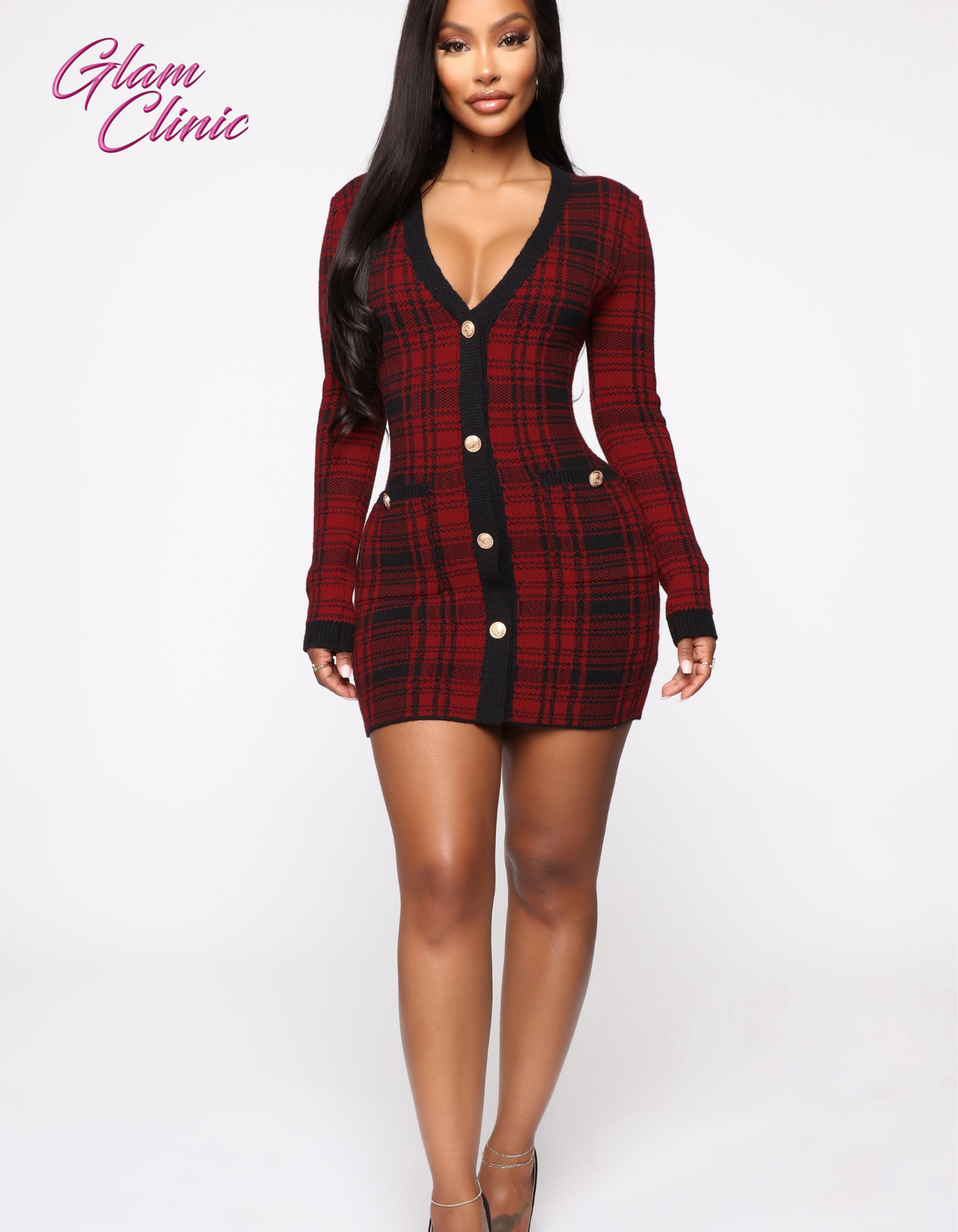 Plaid Mini Dress